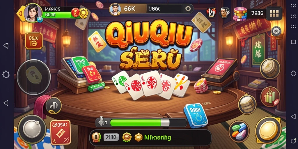 Gameplay seru QiuQiu dalam 66K dengan fitur menarik.