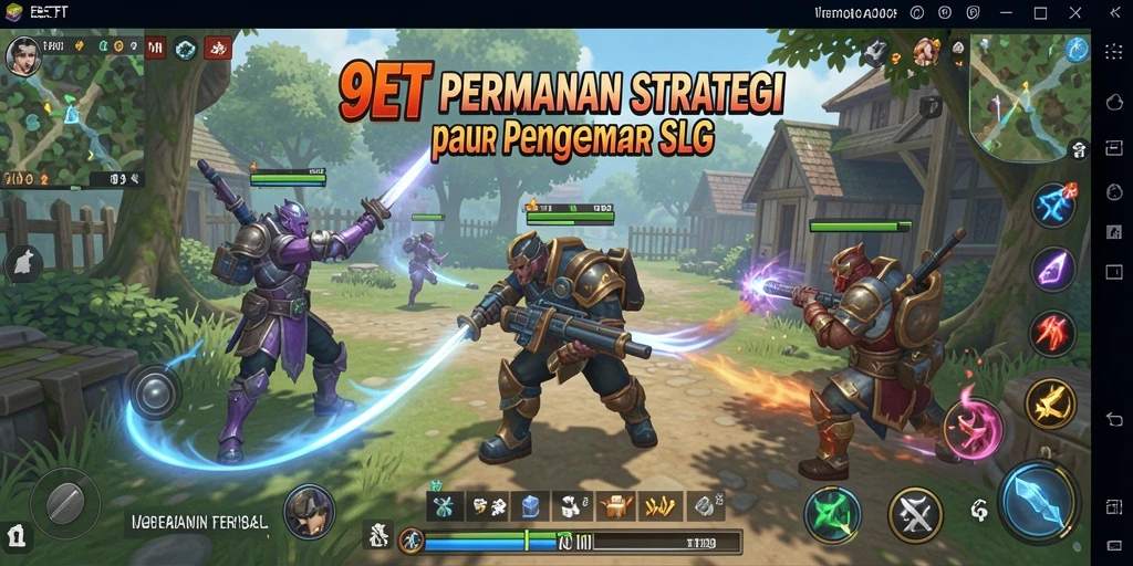 Tampilan menakjubkan dari gameplay strategis di 9ET.