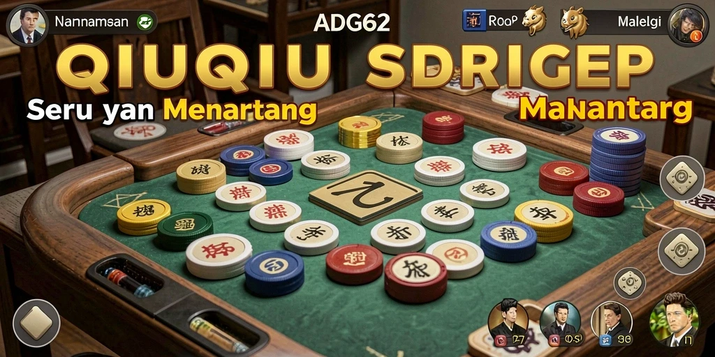 Tampilan permainan QiuQiu yang menarik dan penuh strategi.