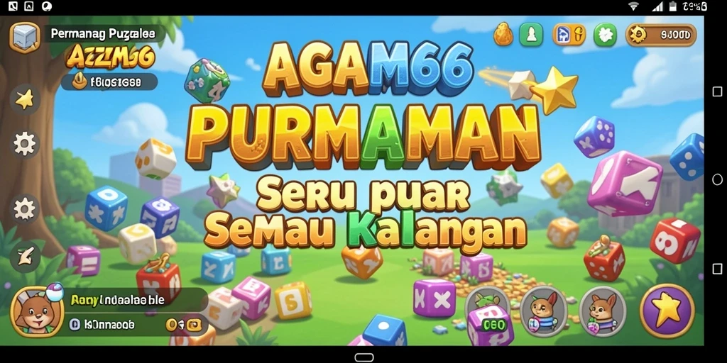 Tampilan gameplay AGAM66 dengan berbagai teka-teki menarik.