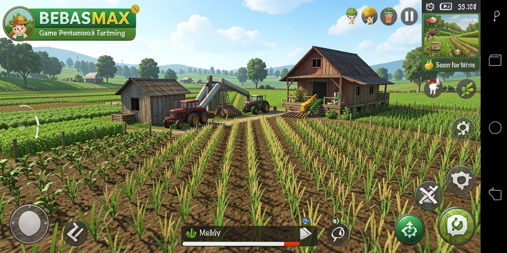 Tampilan gameplay yang menarik dan mendetail di BEBASMAX.