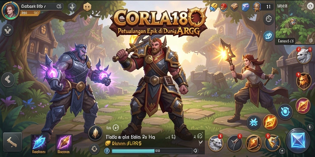 Tampilan gameplay epik CORLA188 dalam dunia ARPG yang mendebarkan.