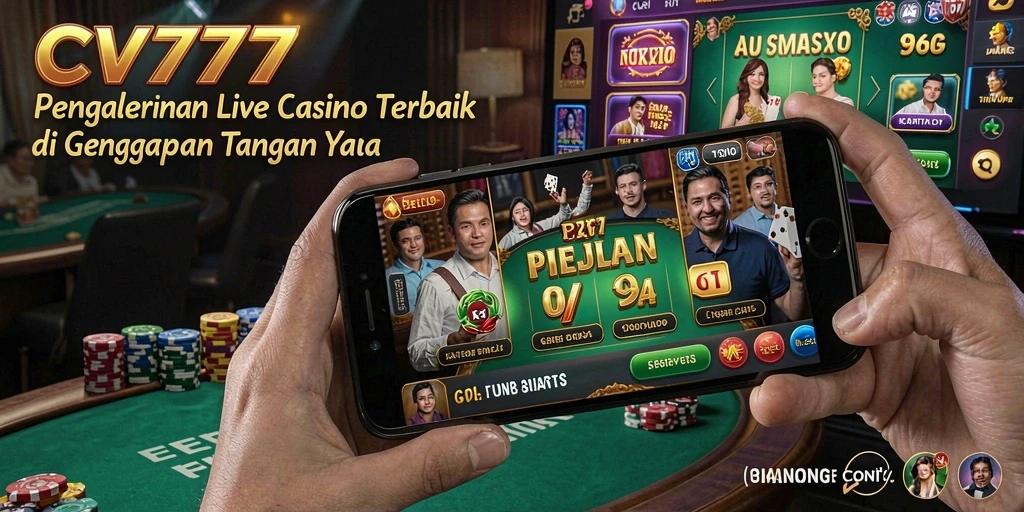 Screenshot gameplay Live Casino yang seru dan interaktif di CV777.