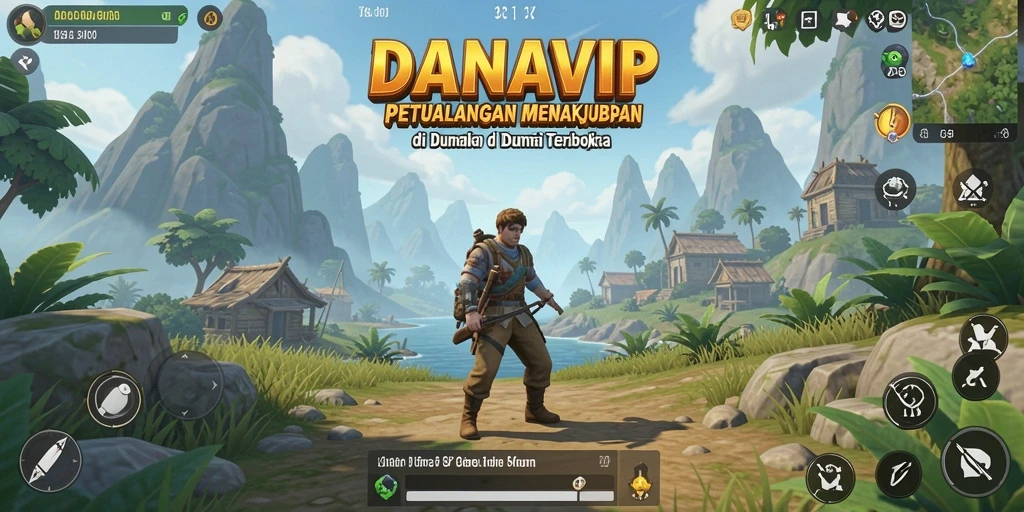 Tampilan gameplay menakjubkan di dunia terbuka DANAVIP.
