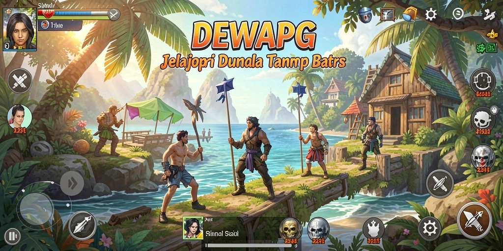 Gameplay DEWAPG yang seru di dunia Open World.