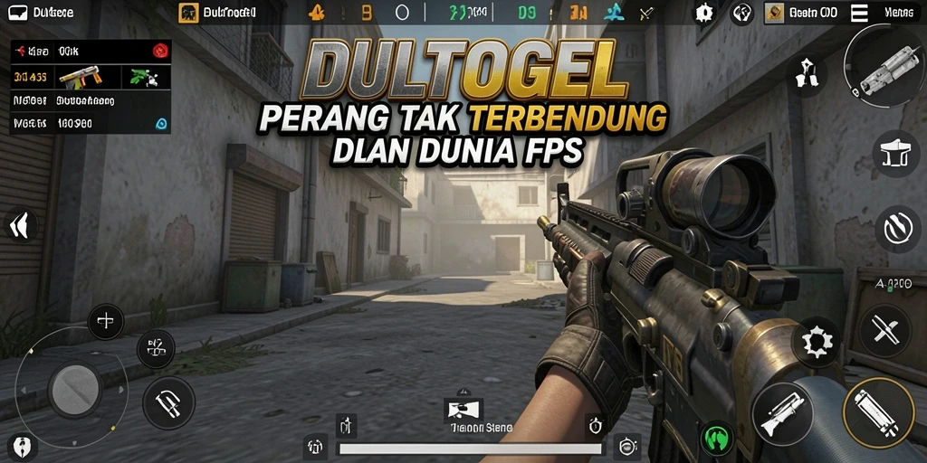 Screenshot DULTOGEL menampilkan pertempuran intens dan grafis yang memukau.