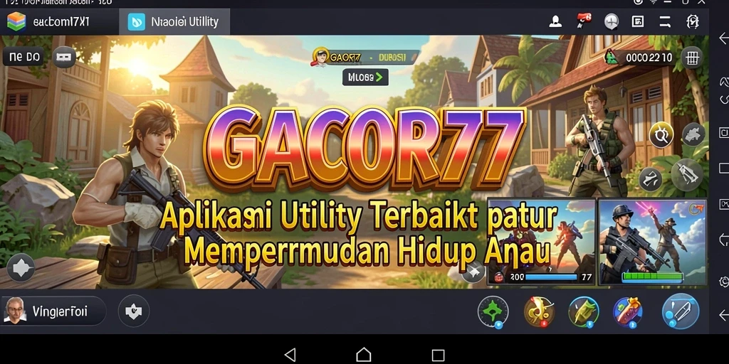 Tampilan antarmuka GACOR77 yang intuitif dan sederhana.