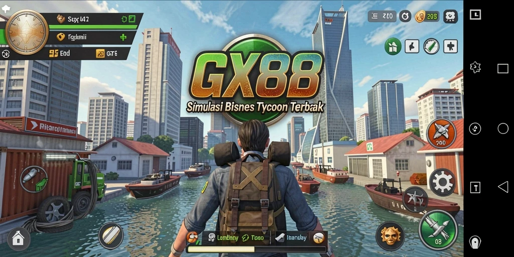 Tampilan menarik dari gameplay GX88 yang seru.