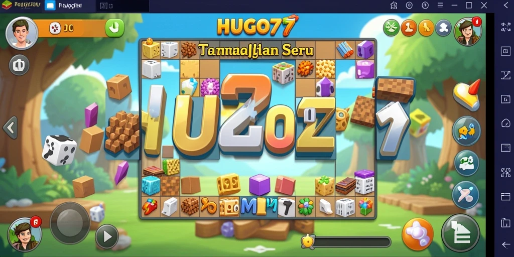 Tampilan gameplay HUGO77 yang menantang dan menarik.
