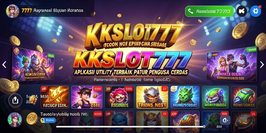 Tampilan antarmuka KKSLOT777 yang intuitif dan menarik.