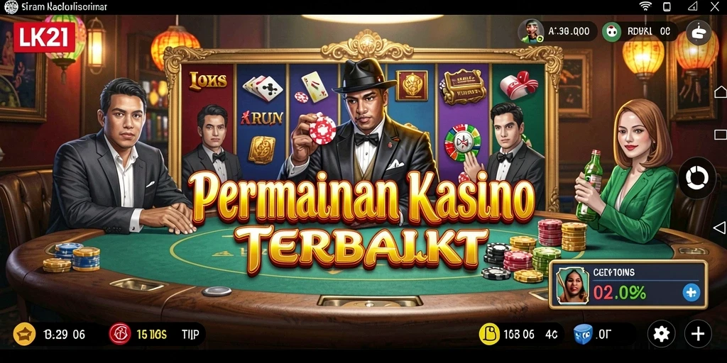 Screenshot LK21 menampilkan gameplay seru di aplikasi Kasino.