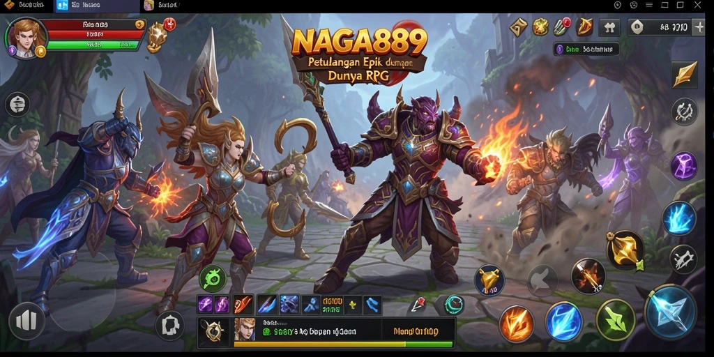 Gameplay seru dalam dunia RPG yang penuh petualangan.