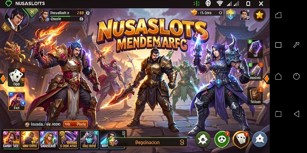 Tangkapan layar NUSASLOTS menampilkan aksi pertarungan yang menegangkan.