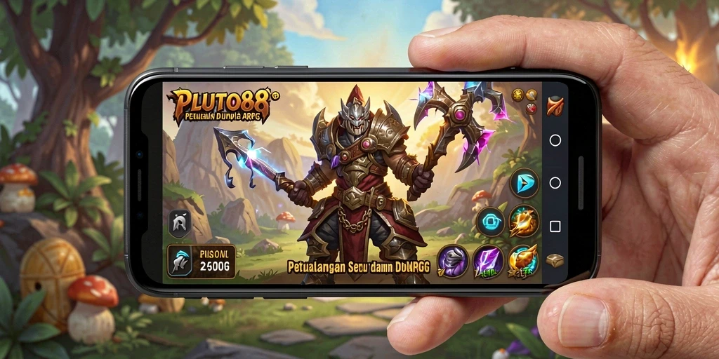 Screenshot gameplay <strong>PLUTO88</strong> yang menampilkan karakter dalam pertempuran seru.