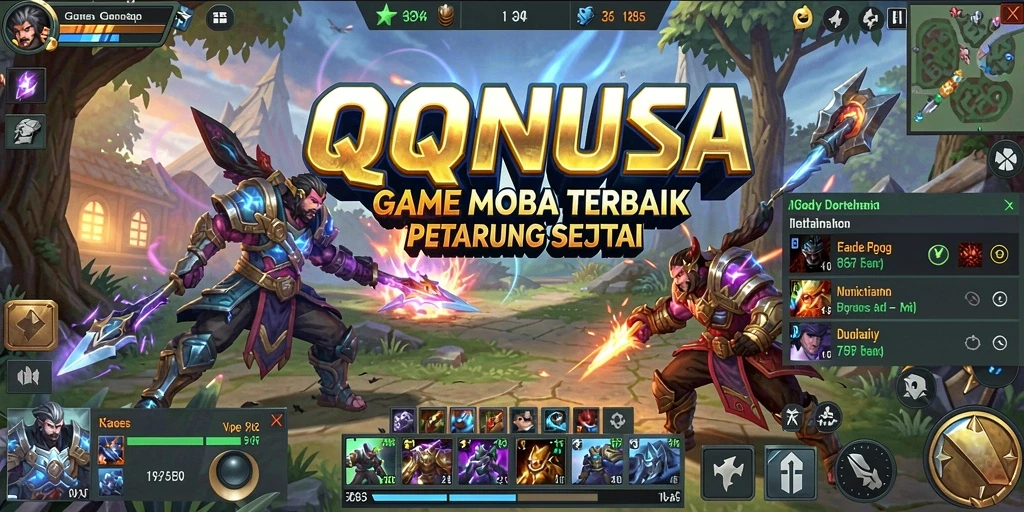 Gameplay intens dan grafik luar biasa di QQNUSA.