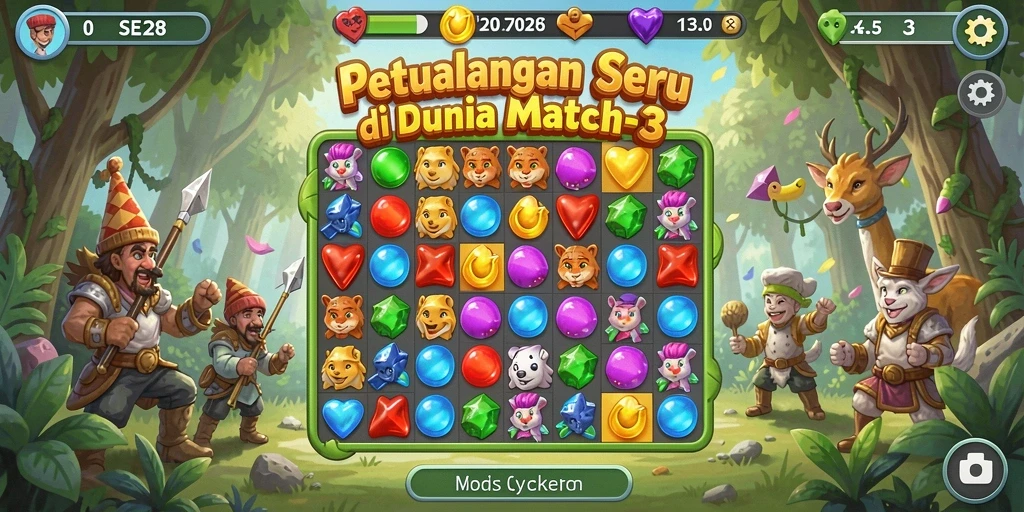 Tampilan menakjubkan dari gameplay SE328 yang penuh warna.