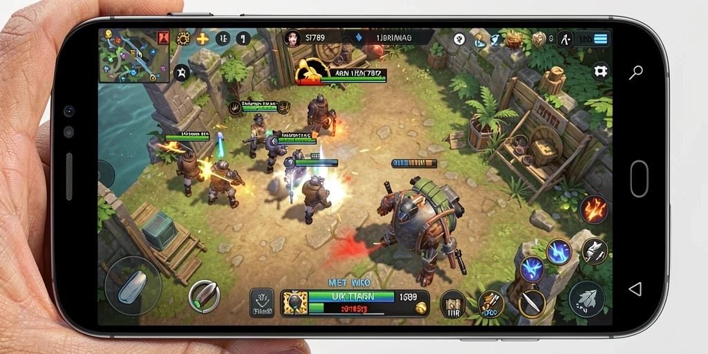 Tampilan gameplay ST789 yang intens dan strategis.