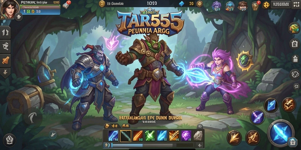 Gameplay TAR555 menampilkan aksi seru dan grafis memukau.