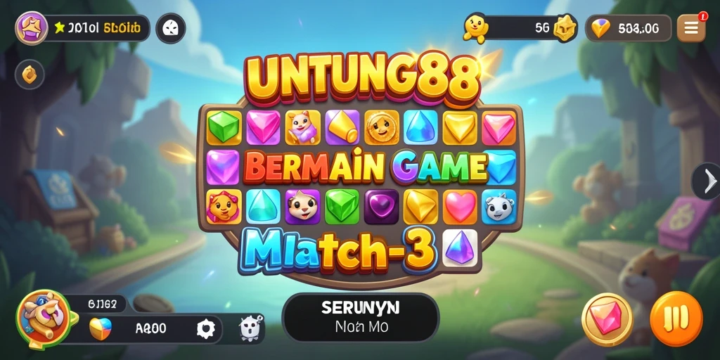 Screenshot gameplay UNTUNG88 yang menunjukkan perpaduan warna menarik dan tantangan seru.