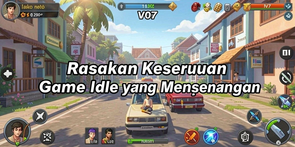 Screenshot V07 menampilkan gameplay Idle yang menarik dan mudah dinikmati.