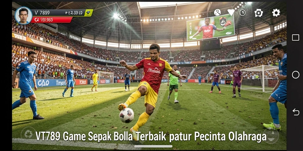 Tampilan gameplay VT789 yang mendebarkan dan penuh aksi di lapangan.