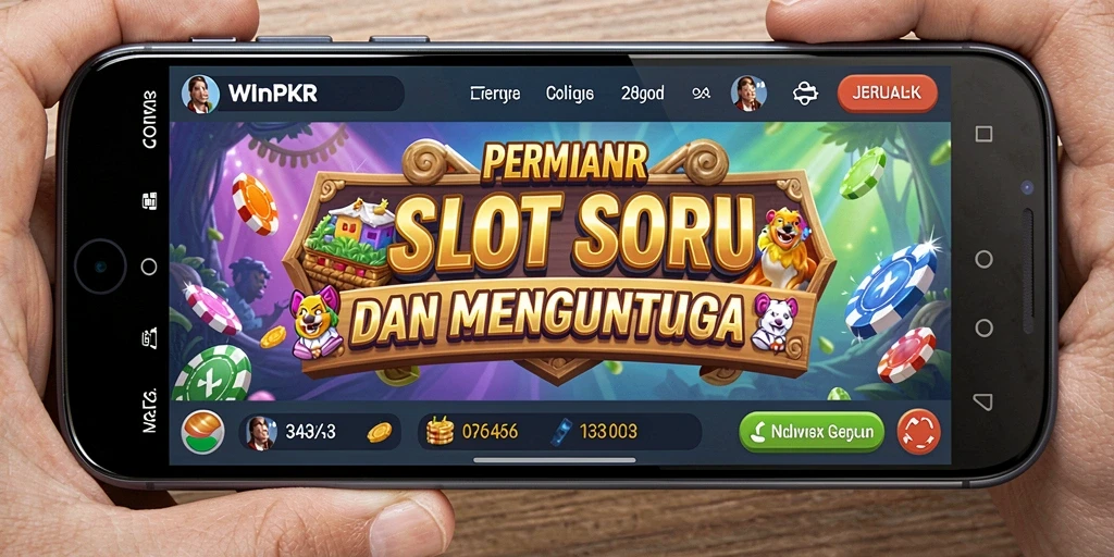 Tampilan gameplay seru dari WINPKR dengan berbagai fitur slot.