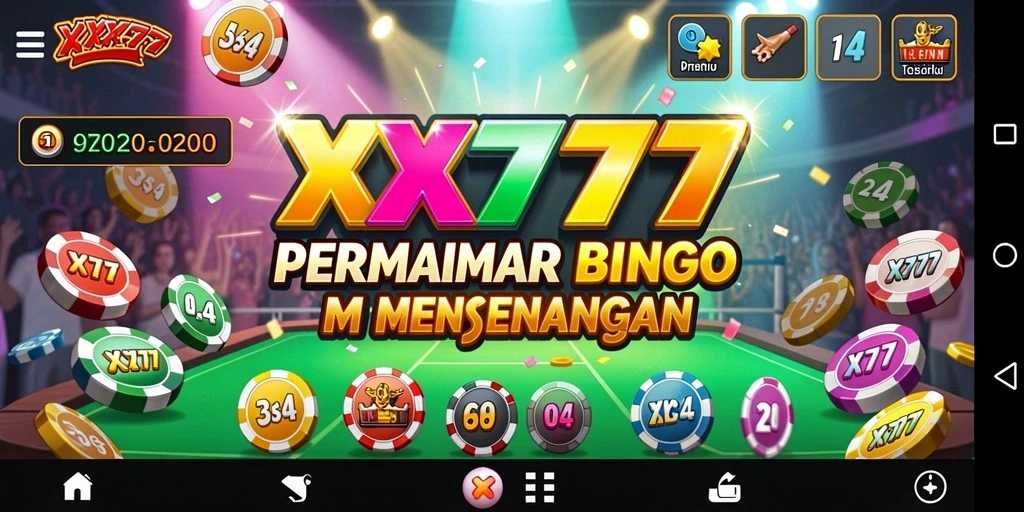 Gameplay Bingo yang seru dan interaktif di XXX777.