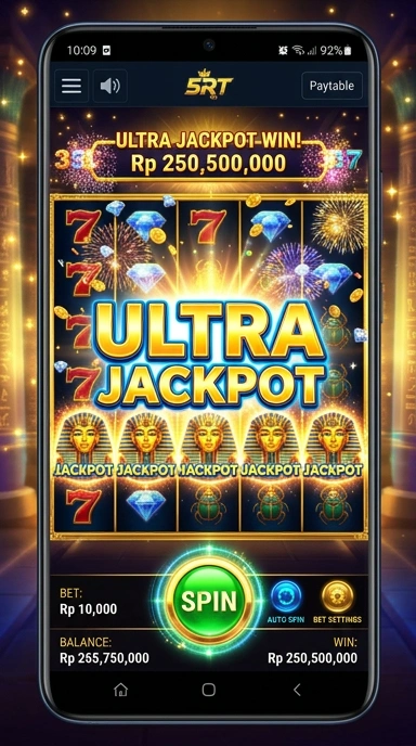 Tampilan utama aplikasi 5rt yang menarik dan mudah dinavigasi.